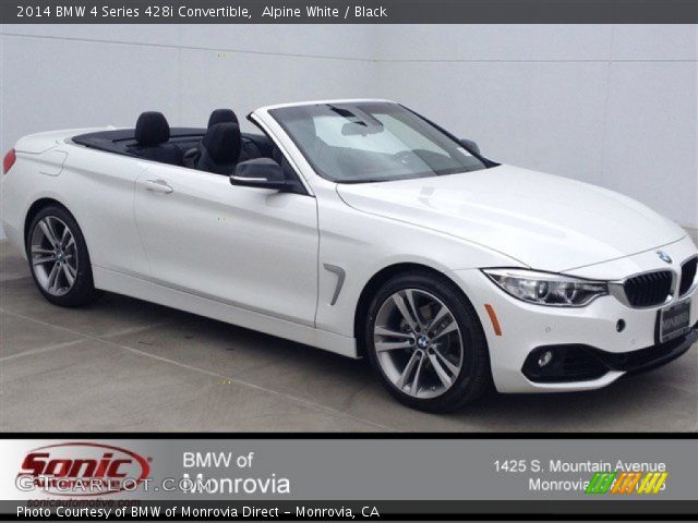 2014 BMW 4 Series 428i Convertible in Alpine White