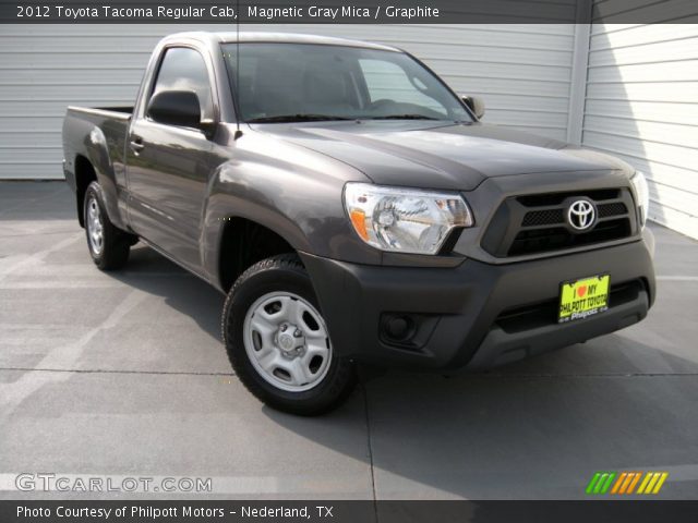 2012 Toyota Tacoma Regular Cab in Magnetic Gray Mica