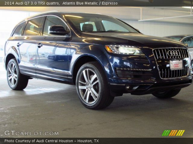 2014 Audi Q7 3.0 TFSI quattro in Atlantis Blue Metallic