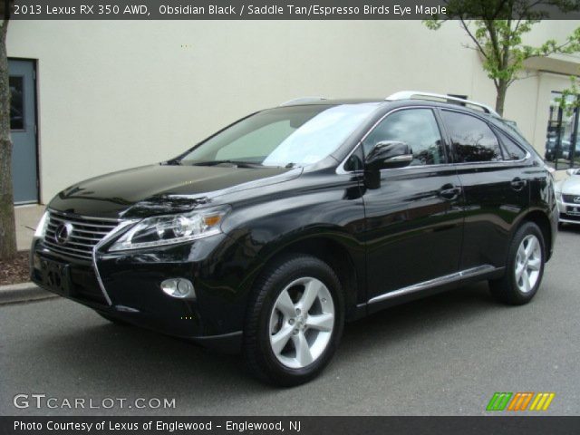 2013 Lexus RX 350 AWD in Obsidian Black