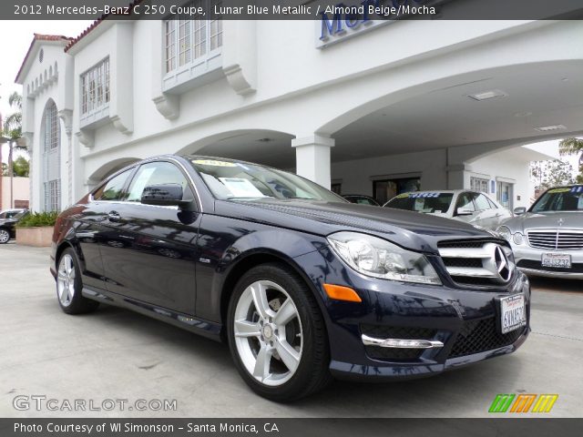 2012 Mercedes-Benz C 250 Coupe in Lunar Blue Metallic