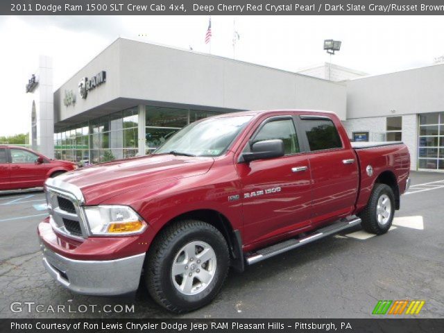 2011 Dodge Ram 1500 SLT Crew Cab 4x4 in Deep Cherry Red Crystal Pearl