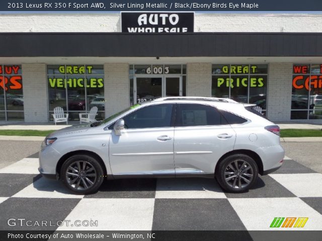 2013 Lexus RX 350 F Sport AWD in Silver Lining Metallic