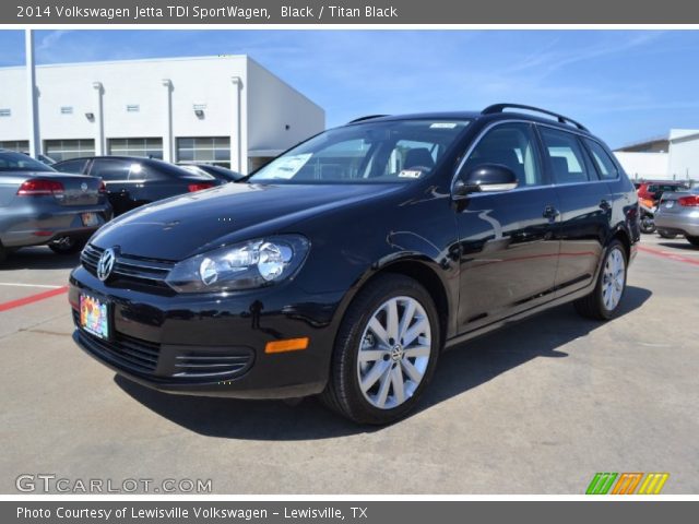 2014 Volkswagen Jetta TDI SportWagen in Black