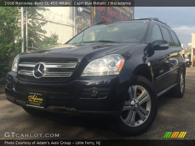 2008 Mercedes-Benz GL 450 4Matic in Capri Blue Metallic