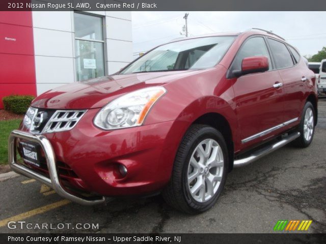 2012 Nissan Rogue SL AWD in Cayenne Red