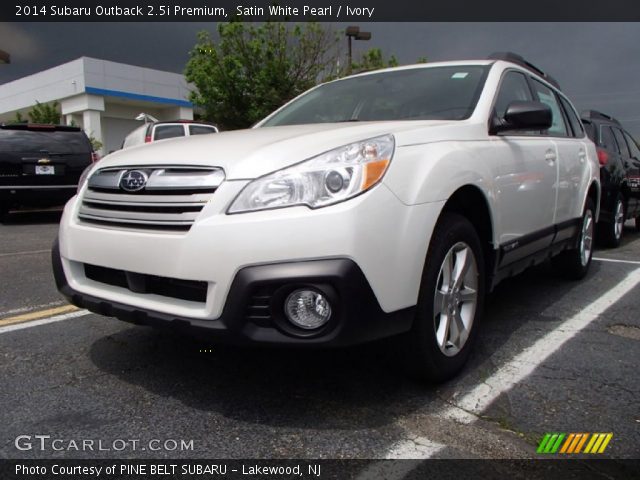 2014 Subaru Outback 2.5i Premium in Satin White Pearl