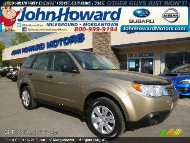 2009 Subaru Forester 2.5 X in Topaz Gold Metallic