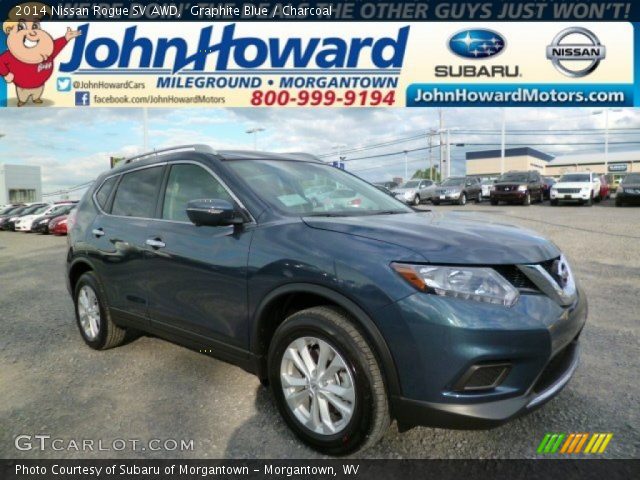 2014 Nissan Rogue SV AWD in Graphite Blue