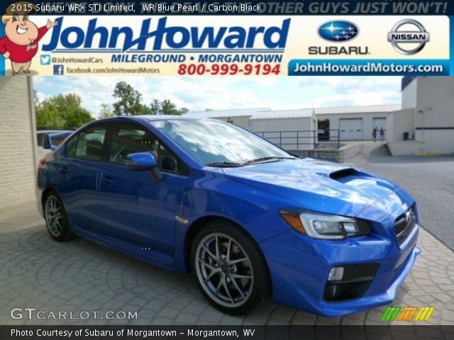 2015 Subaru WRX STI Limited in WR Blue Pearl