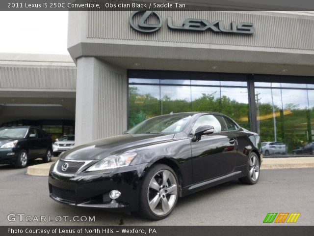 2011 Lexus IS 250C Convertible in Obsidian Black