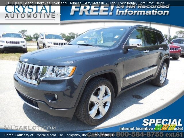 2013 Jeep Grand Cherokee Overland in Mineral Gray Metallic