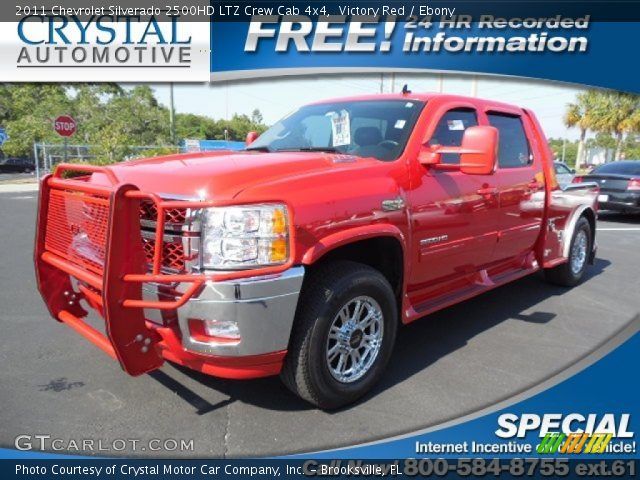 2011 Chevrolet Silverado 2500HD LTZ Crew Cab 4x4 in Victory Red
