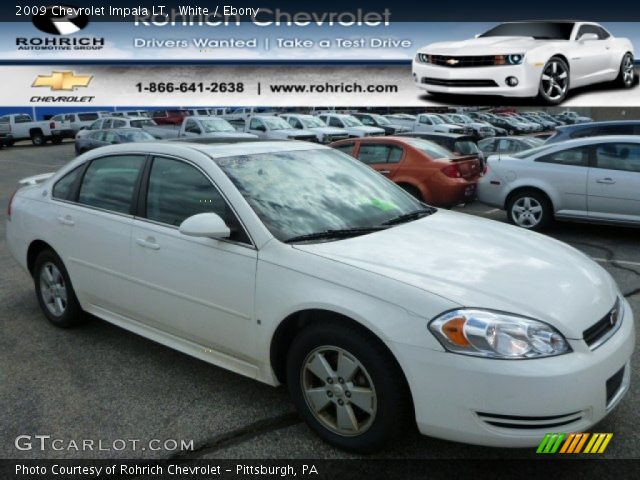2009 Chevrolet Impala LT in White