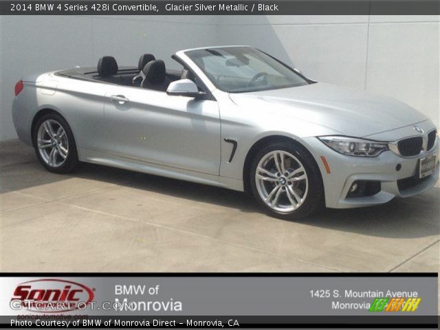 2014 BMW 4 Series 428i Convertible in Glacier Silver Metallic