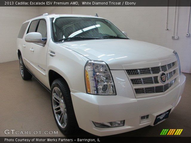 2013 Cadillac Escalade ESV Premium AWD in White Diamond Tricoat