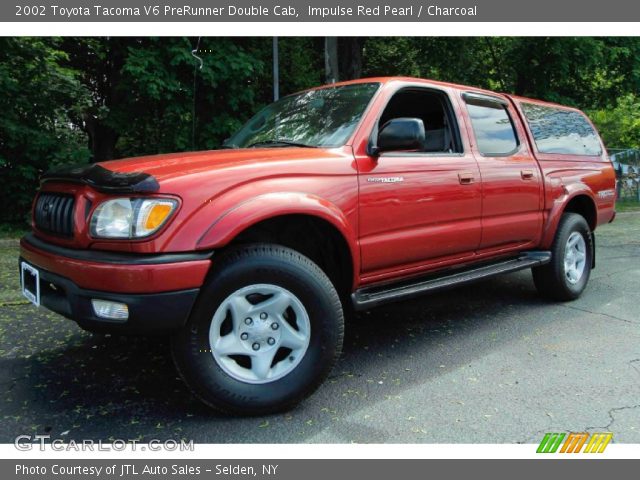 2002 Toyota Tacoma V6 PreRunner Double Cab in Impulse Red Pearl