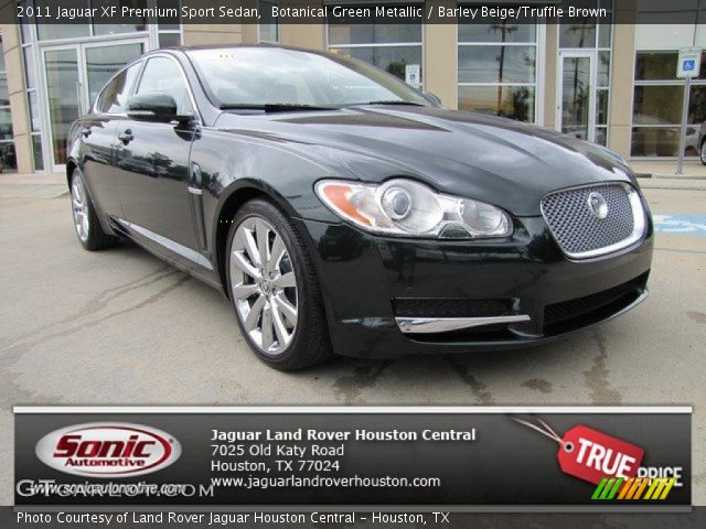 2011 Jaguar XF Premium Sport Sedan in Botanical Green Metallic