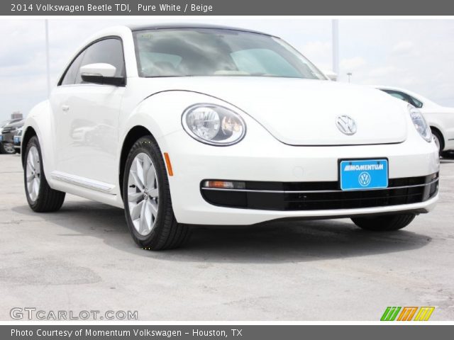 2014 Volkswagen Beetle TDI in Pure White