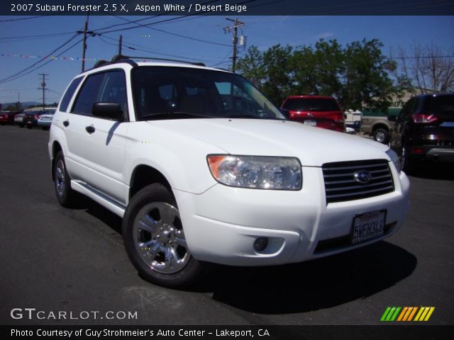 2007 Subaru Forester 2.5 X in Aspen White