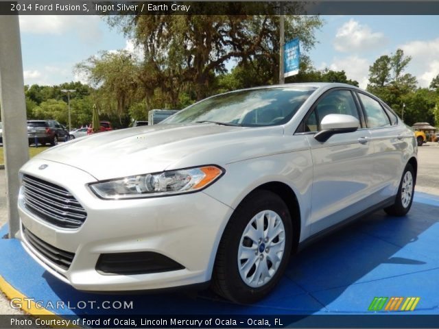 2014 Ford Fusion S in Ingot Silver