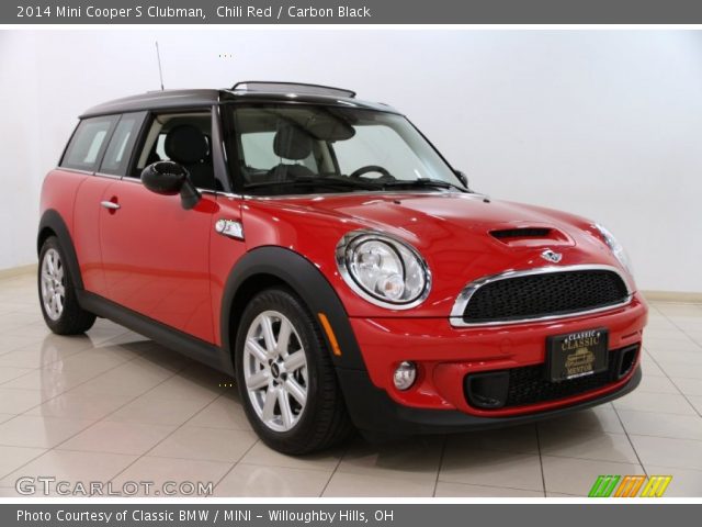 2014 Mini Cooper S Clubman in Chili Red