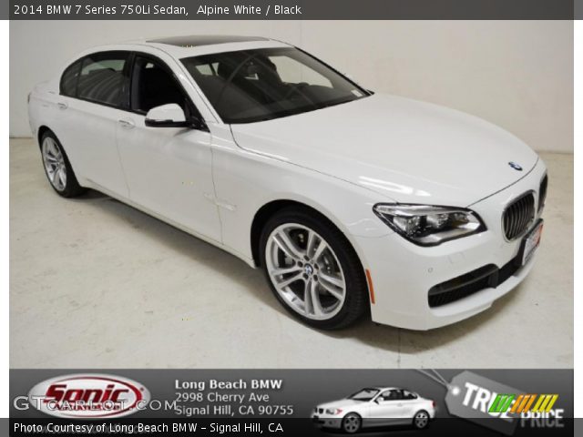 2014 BMW 7 Series 750Li Sedan in Alpine White