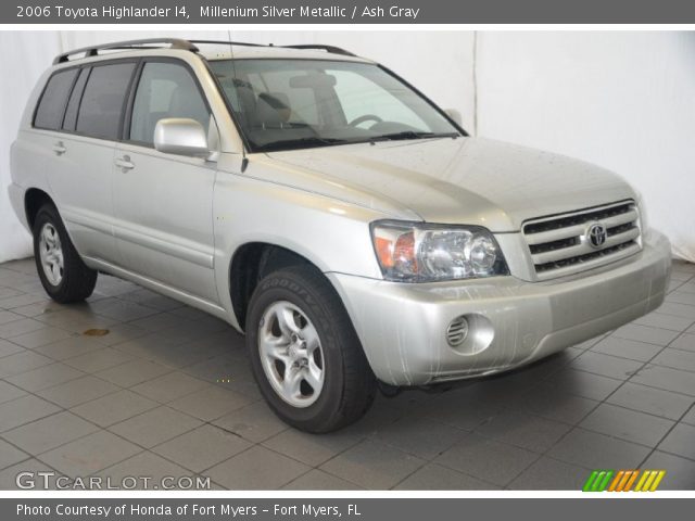 2006 Toyota Highlander I4 in Millenium Silver Metallic
