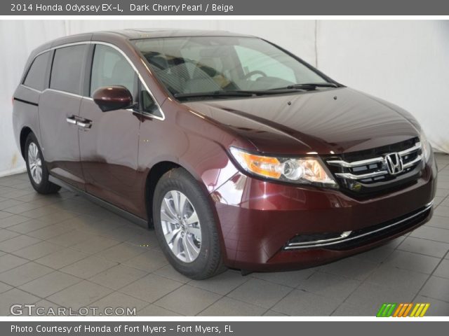2014 Honda Odyssey EX-L in Dark Cherry Pearl