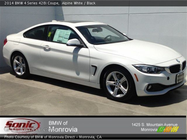 2014 BMW 4 Series 428i Coupe in Alpine White