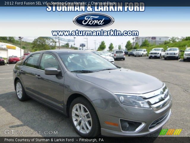 2012 Ford Fusion SEL V6 in Sterling Grey Metallic