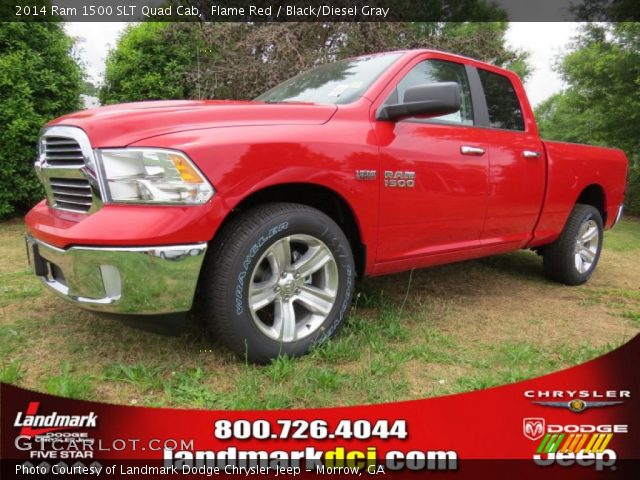 2014 Ram 1500 SLT Quad Cab in Flame Red