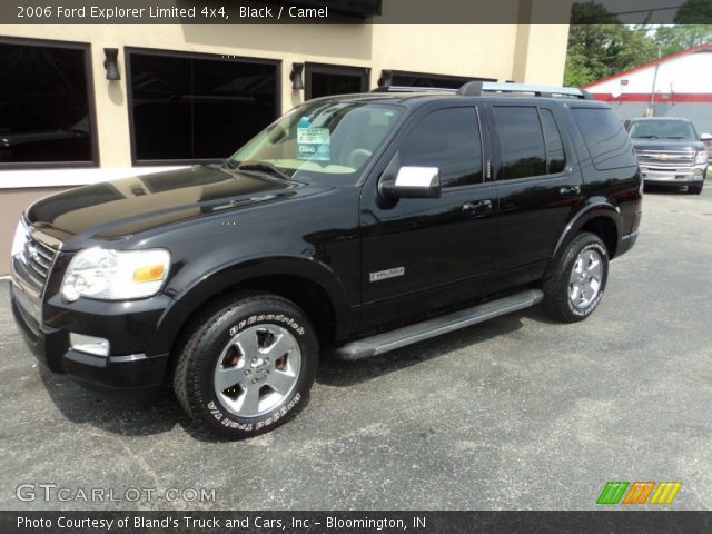 Black 2006 Ford Explorer Limited 4x4 Camel Interior