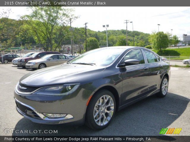 Granite Crystal Metallic 2015 Chrysler 200 C Awd Black