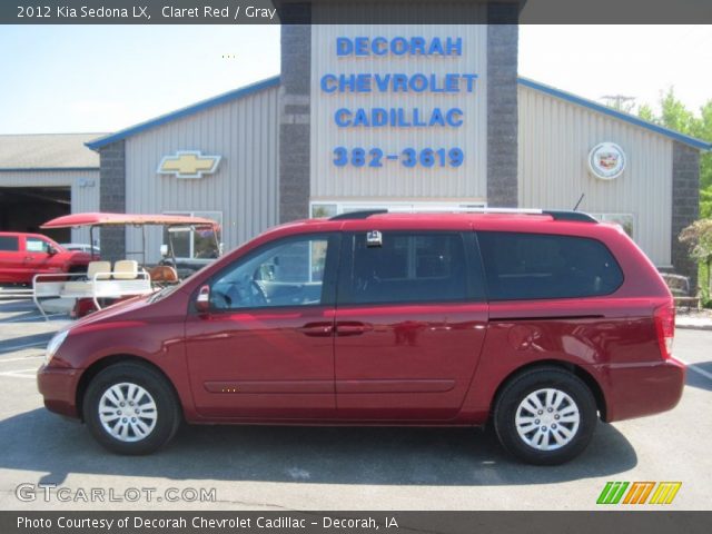 2012 Kia Sedona LX in Claret Red