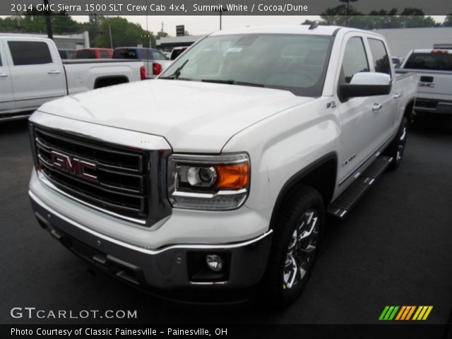 2014 GMC Sierra 1500 SLT Crew Cab 4x4 in Summit White