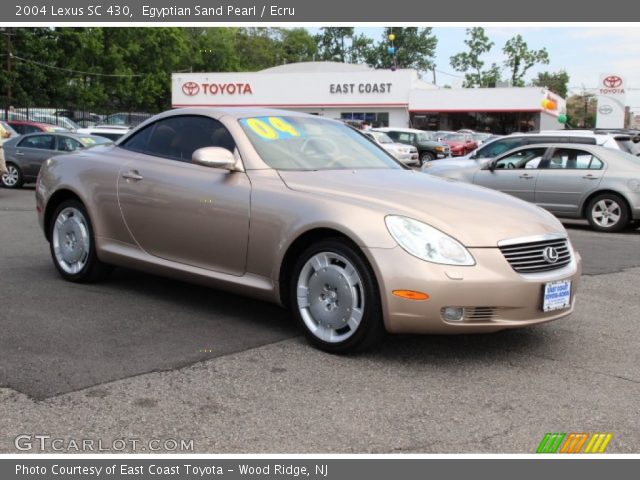 2004 Lexus SC 430 in Egyptian Sand Pearl