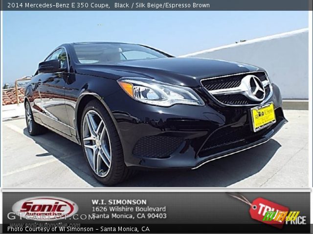 2014 Mercedes-Benz E 350 Coupe in Black