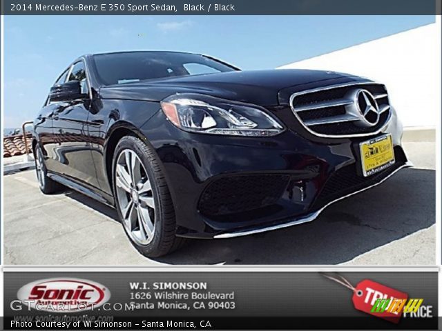 2014 Mercedes-Benz E 350 Sport Sedan in Black