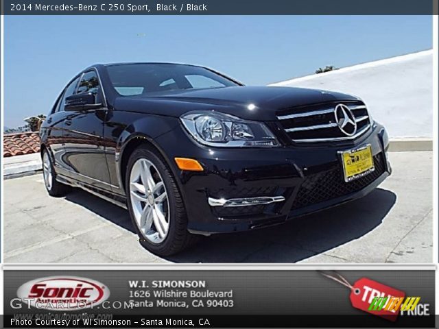 2014 Mercedes-Benz C 250 Sport in Black