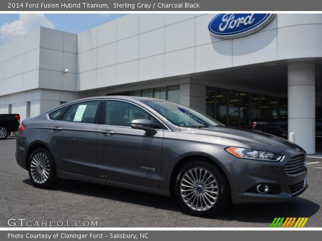 2014 Ford Fusion Hybrid Titanium in Sterling Gray