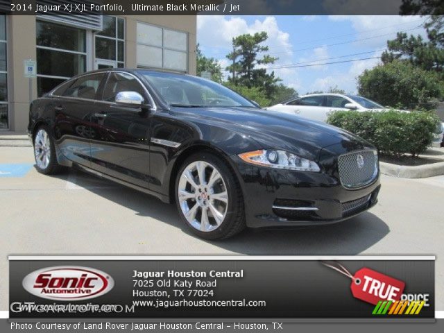 2014 Jaguar XJ XJL Portfolio in Ultimate Black Metallic