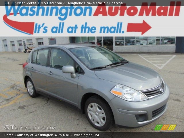 2012 Nissan Versa 1.8 S Hatchback in Magnetic Gray Metallic