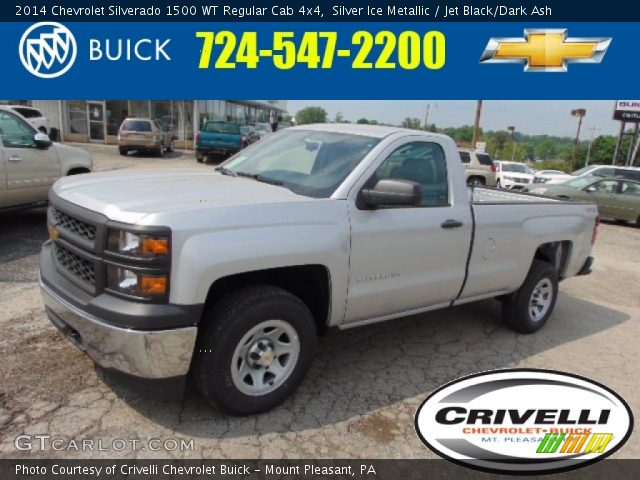 2014 Chevrolet Silverado 1500 WT Regular Cab 4x4 in Silver Ice Metallic