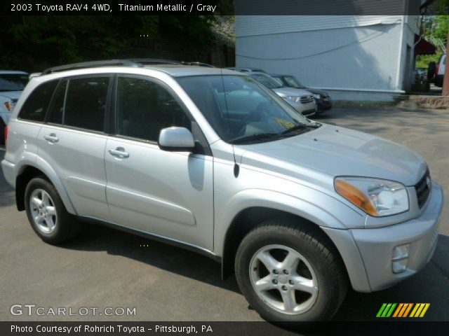 2003 Toyota RAV4 4WD in Titanium Metallic