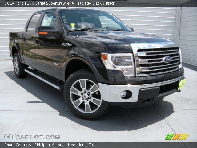 2014 Ford F150 Lariat SuperCrew 4x4 in Tuxedo Black