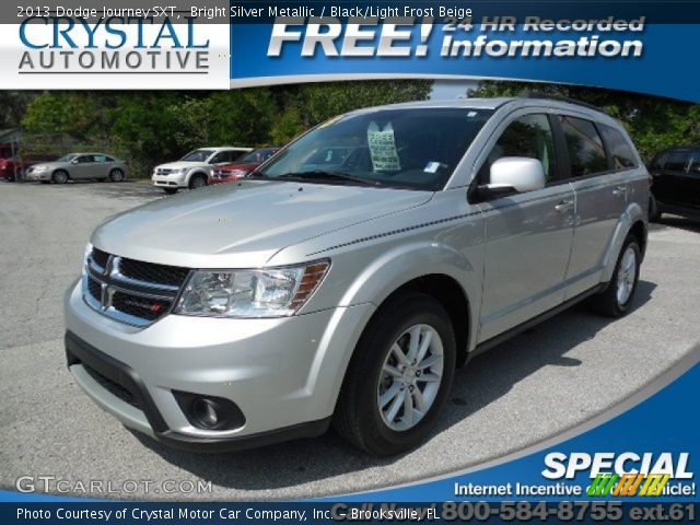 2013 Dodge Journey SXT in Bright Silver Metallic