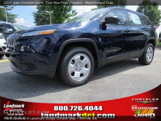 2014 Jeep Cherokee Sport in True Blue Pearl