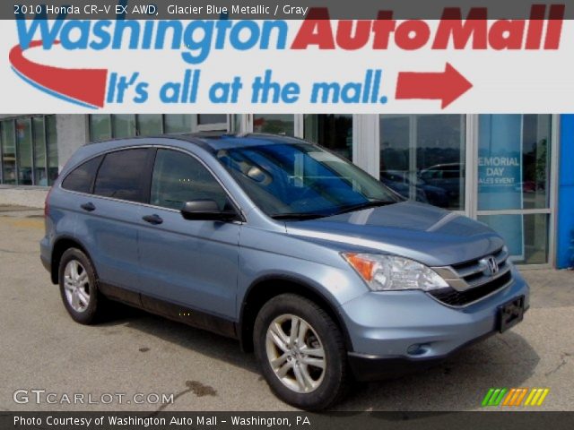 2010 Honda CR-V EX AWD in Glacier Blue Metallic