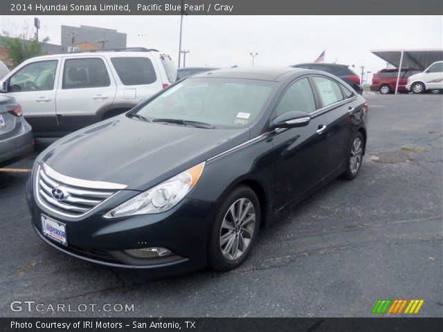 2014 Hyundai Sonata Limited in Pacific Blue Pearl